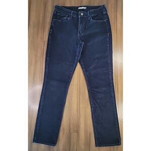 Levi’s Black Corduroy Skinny Ankle Jeans Women’s 30 Mid Rise EUC